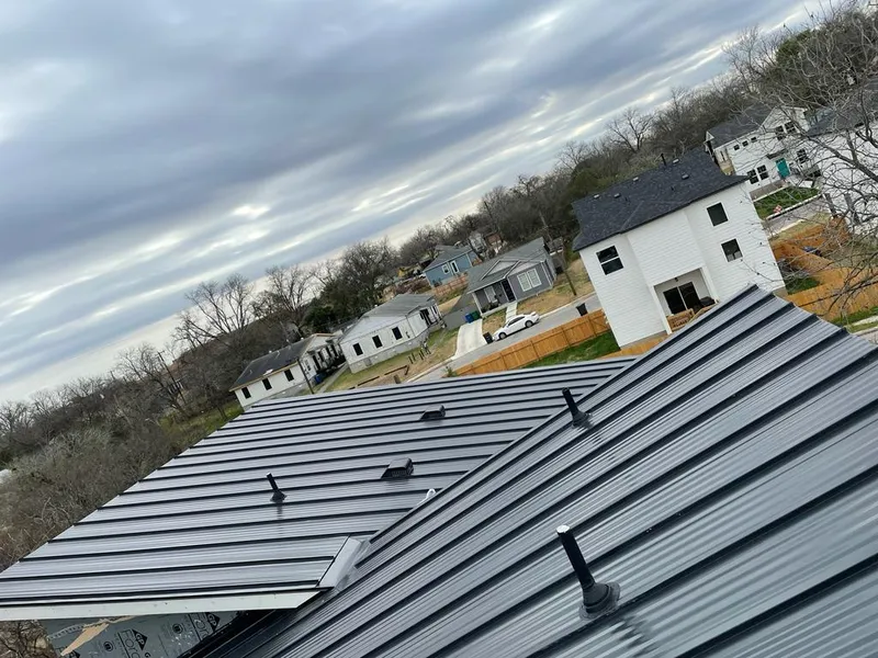 Standing seam metal roof panels with vents for Skylight Repair in Kaukauna